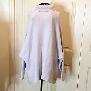 GRAY Oversized Dolman Sleeved Tunic Size Small